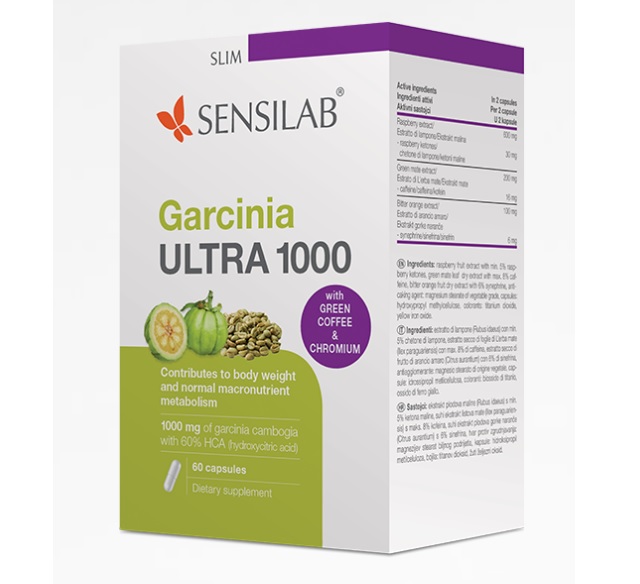 SensiLab Garcinia Ultra 1000 pentru slabire rapida